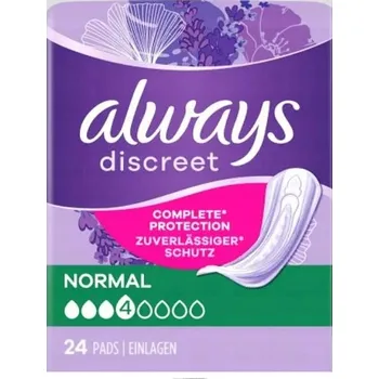 Menstruační vložka Always Discreet Normal vložky 24 kusů