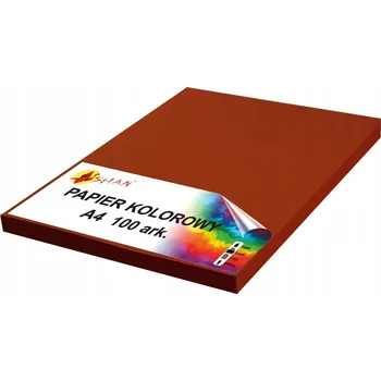 Kancelářský papír Barevný papír A4 80g tmavě červený 100 listů