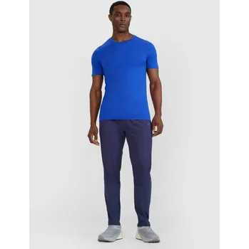 Pánské kalhoty 4F Pánské rychleschnoucí trailové běžecké kalhoty - šedé, Velikost S