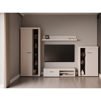 Obývací stěna Obývací stěna KADEN, pískově béžová +možnost VÝNOSU + vyzvednutí ZDARMA