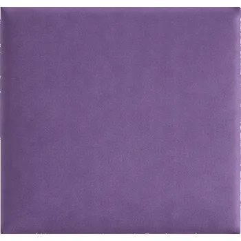 Obraz ČALOUNĚNÉ PANELY 50X50 CM NA ZEĎ PASTELOVÁ FIALOVÁ ČELO VELUR
