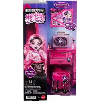 Panenka PANENKA MONSTER HIGH SELF-SCARE SECRETS Draculaura + příslušenství