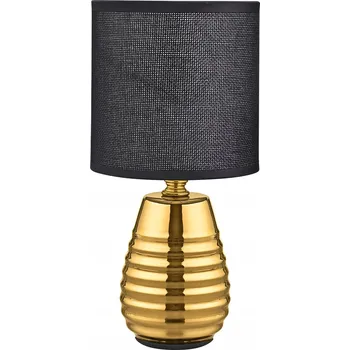 Lampička Stolní lampa Zuma Line STOŁOWA černá, zlatá 40 W