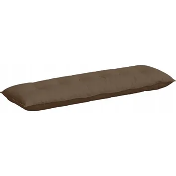 Polštář Polštář na záda Hnědá 160 x 19 x 50 cm textil