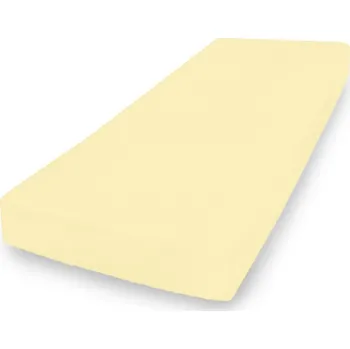 Prostěradlo Prześcieradło JERSEY Premium s gumou 220x200 Krémové