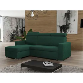 Sedací souprava Rozkládací sedací souprava do L Lars - zelená