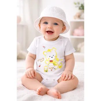 BABY´S WEAR Body pro miminka, krátky rukáv- Bear Velikost: 98 (24-36m)