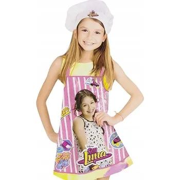 Kuchyňská zástěra SOY LUNA ZÁSTĚRA KUCHYŇSKÁ ZÁSTĚRKA ČEPICE DISNEY