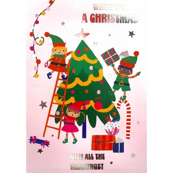 Obraz Vánoční přání 23 x 16 cm