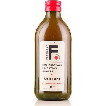 Fermato Fermentovaná rajčatová zálivka - Shiitake 340ml - poškozený obal