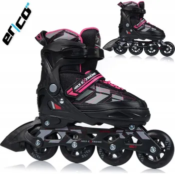 Kolečkové brusle NASTAVITELNÉ BRUSLE 2V1 REKREAČNÍ KOLEČKOVÉ BRUSLE PRO PRO MLÁDEŽ S KAUČUKOVÝMI KOLEČKY