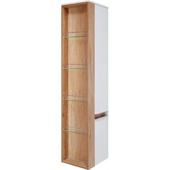 Koupelnový nábytek BPS-koupelny Doplňková koupelnová skříňka vysoká Flop V 40 P/L