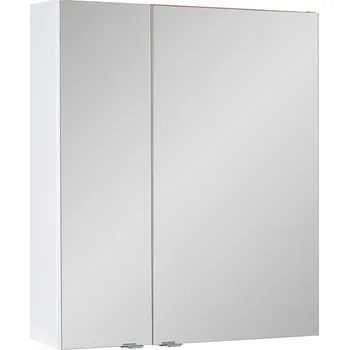 Koupelnový nábytek BPS-koupelny Zrcadlová skříňka závěsná bez osvětlení Amanda W 60 ZS, bílá