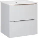 BPS-koupelny Koupelnová skříňka s keramickým umyvadlem Amanda W 60, bílá