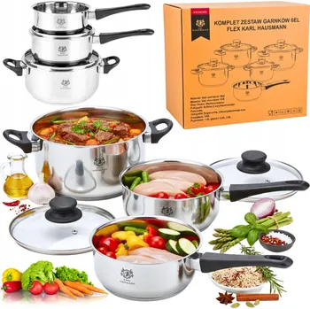 Hrnec Sada hrnců Karl Hausmann FLEX nerezová ocel 5 ks.