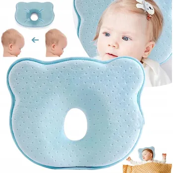 Polštář ORTOPEDICKÝ POLŠTÁŘ pro Miminka Proti Zploštění Hlavičky, Podpora Hlavy Dítěte