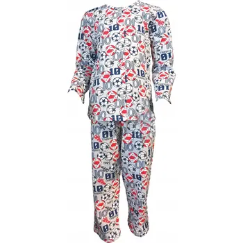 Chlapecké pyžamo DĚTSKÉ PYŽAMO KUBA NA ZIP S MOTIVEM MÍČŮ VELIKOST 140