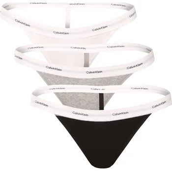 Kalhotky 3PACK dámská tanga Calvin Klein vícebarevná (QD5308-6H3) 3XL QD5308-6H3 Možnost vrácení zboží ZDARMA do 120 dnů!