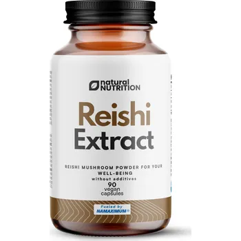 Přírodní produkt REISHI full-spectrum - REIŠI 90 kaps. NATURAL NUTRITION