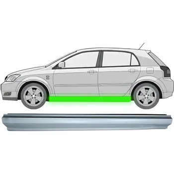 Prah karosérie Kompletní práh na Toyota Corolla 2001-2007 / Levá
