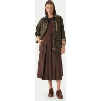 Barbour Bunda pro přechodné období Argill Wax LWX1532BR51 Hnědá Regular Fit 12