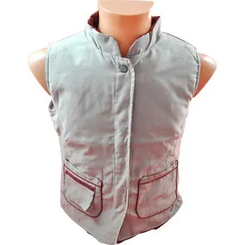 Dámská vesta DÁMSKÁ VESTA BÉŽOVÁ - M/L - zateplená vesta PORTWEST W1585