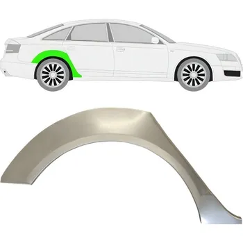 Blatník karosérie Lem zadního blatníku na Audi A6 C6 2004-2010 / Pravá