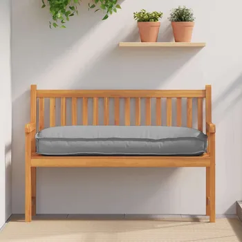 Polštář vidaXL Polštář Šedá 120 x 50 x 12 cm Oxford látka [42001549]