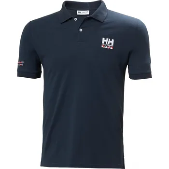Pánské tričko Pánské tričko Helly Hansen Messina Graphic Fitted Polo Velikost: M / Barva: modrá