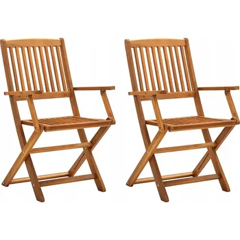 Zahradní židle VidaXL dřevěná hnědá