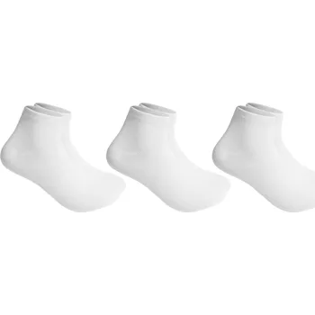 Pánské ponožky XPOSE® Zdravotní bambusové ponožky - bílé 3 ks (vel. 43-46), + Prodloužená možnost vrácení zboží do 50 dnů