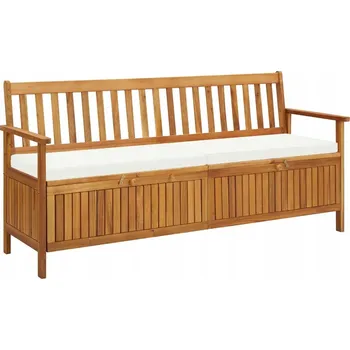 Zahradní lavice Lavička s opěradlem, dřevěná, 170 x 63 cm