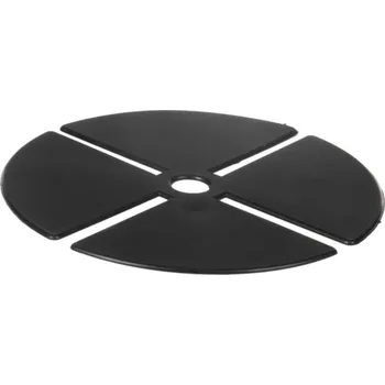 ALLIQ - PEDall GUM gumová podložka na terče 1,5mm, pr.100mm, černá, PA.PEDGUM15