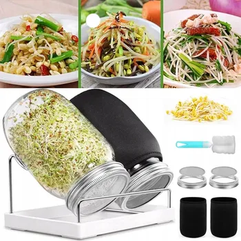 Sklenice 2x NAKLIČOVACÍ NÁDOBA SKLENICE NA KLÍČENÍ KLÍČÍCÍ SKLENICE NÁDOBA NA KLÍČKY SEMENA KLÍČKY