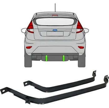 Palivová nádrž Objímky palivové nádrže na Ford Fiesta 2008-2017