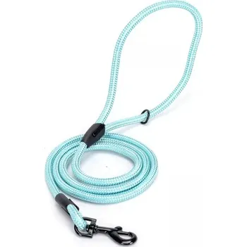 Vodítko pro psa NOBLEZA Kulaté lanové vodítko pro psy XXS 0,6/120cm Barva: Tyrkysová