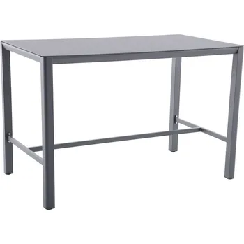 Zahradní stůl Sunfun Zahradní stůl barový, 160 × 90 × 104 cm, hliník, sklo&nbsp;FTA41419B