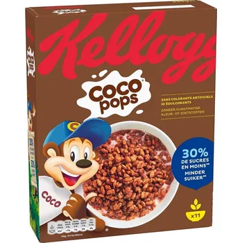 Kellogg's Coco Pops cereálie s příchutí čokolády 330 g