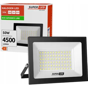 Halogenový LED reflektor 50W 4500 lm IP65 4000K Eco Line SuperLED