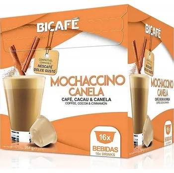 Bicafe MOCHACCINO SKOŘICE pro Dolce Gusto 16 kapslí