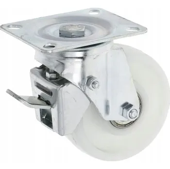 Pojezdové kolečko Otočné kolečko PA 100x35 mm, montážní základna: 100x80 mm, nosnost 110 kg Ro-