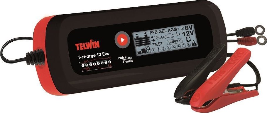 Pulsní elektronická nabíječka T-Charge 12 EVO 6/12 V Telwin