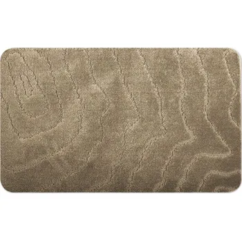Koupelnová předložka KOUPELNOVÁ PŘEDLOŽKA HNĚDÁ BÉŽOVÁ MĚKKÁ PROTISKLUZOVÁ