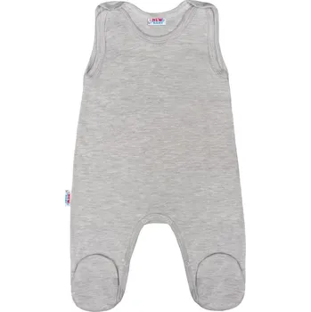 Dupačky Kojenecké dupačky New Baby Classic II šedé 68 (4-6m)