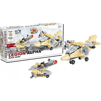 ostatní stavebnice Stavebnice 2v1 29107-3 Legion Alpha Helikoptéra raketomet