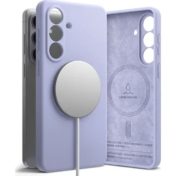 Telefonní příslušenství Kryt Ringke Silicone Magnetic Magsafe Samsung Galaxy S26+ Plus Lavender