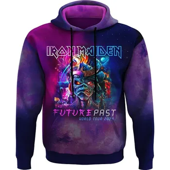 Pánská mikina luxusni_unisex_fialova_mikina_skupina_Iron_Maiden Pánské luxusní mikiny: 5XL