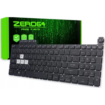 Náhradní klávesnice pro notebook Klávesnice ZERO64 064 KLAWIATURA ASUS FA607 FX607 FA617 FX617 pro Asus