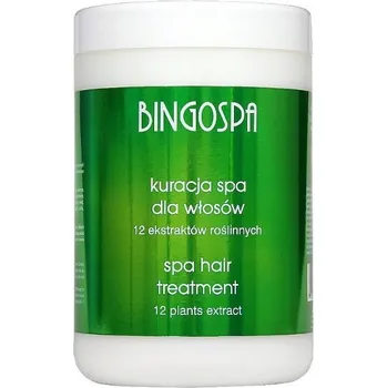 Vlasová regenerace BINGOSPA 12 rostlinných extraktů 1000 g kúra pro vlasy