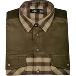 Luko Myslivecká košile flanelová - kombinace s manšestrem - Velikost 40